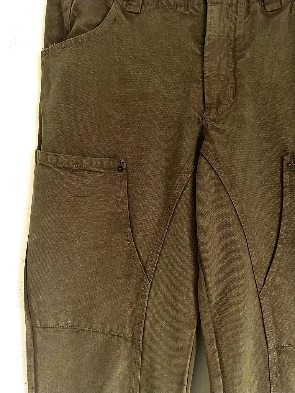 Free People We The Free Supersonic Slim Pant in Army / Breen Pant 6 NWT Utility